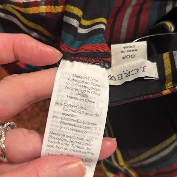 J Crew New Stewardson Tartan Bow Skirt 00P - Picture 6 of 11